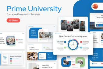 Prime University Education PowerPoint Template